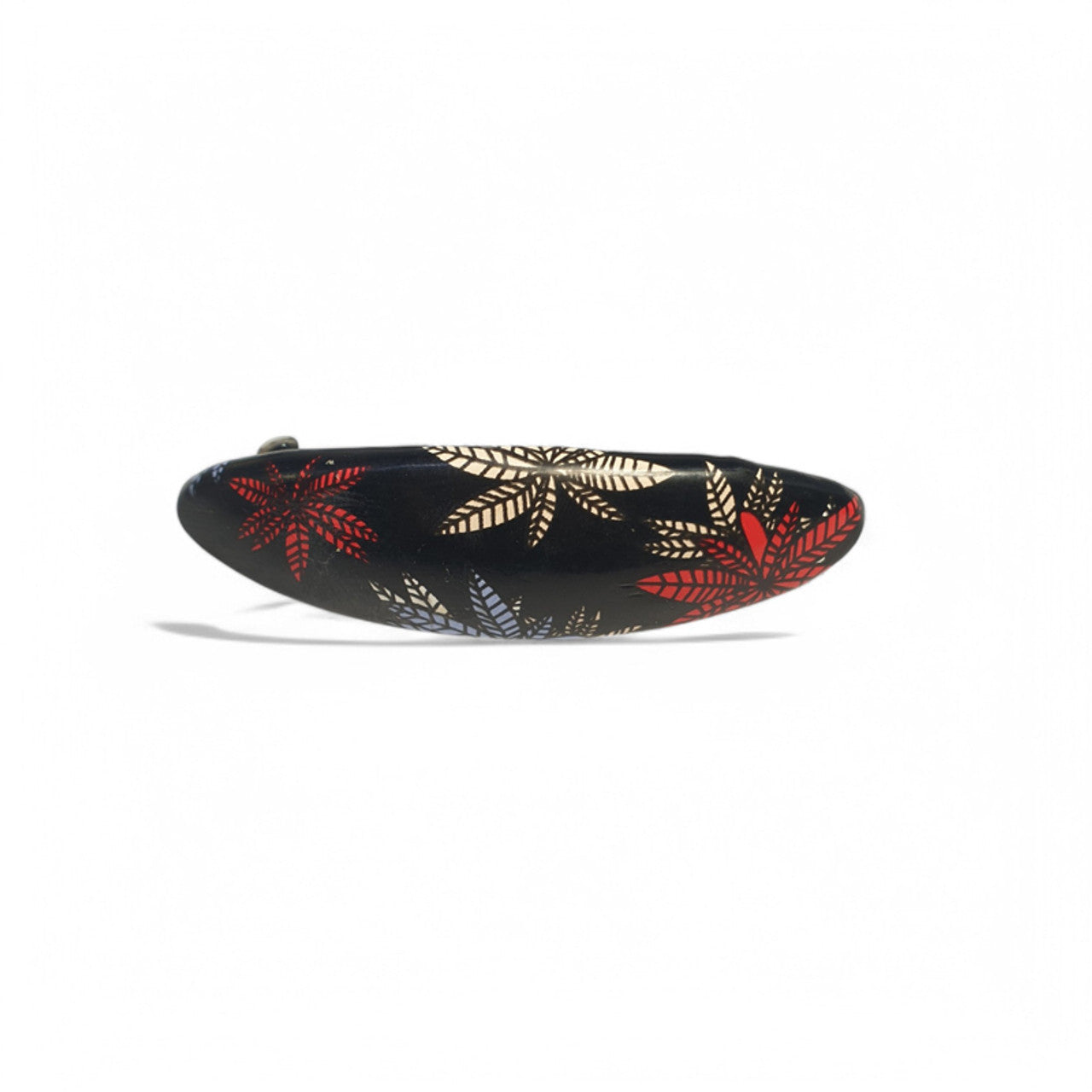 Black Floral Hair Clip