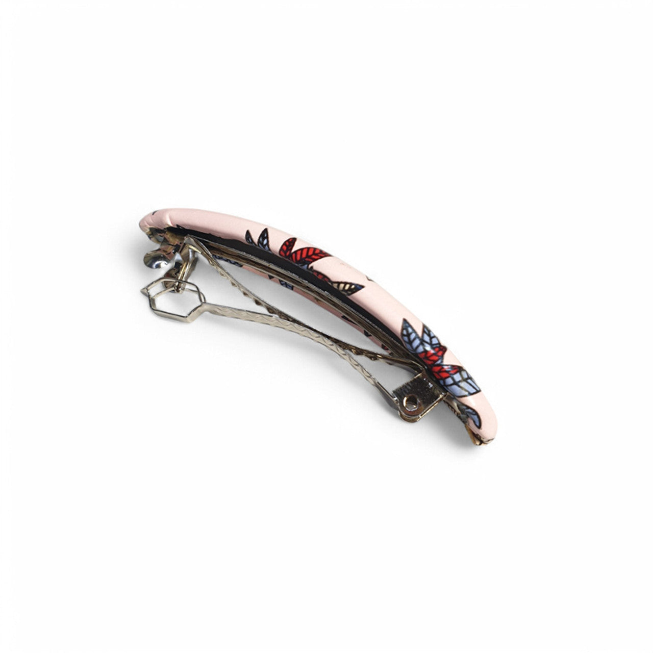 Pink Floral Hair Clip