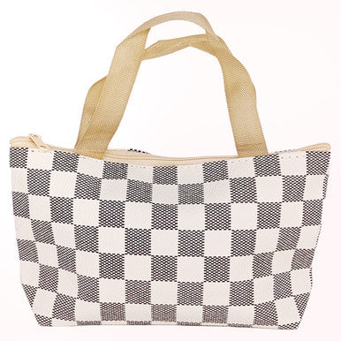 Makeup Purse – Black & White Color