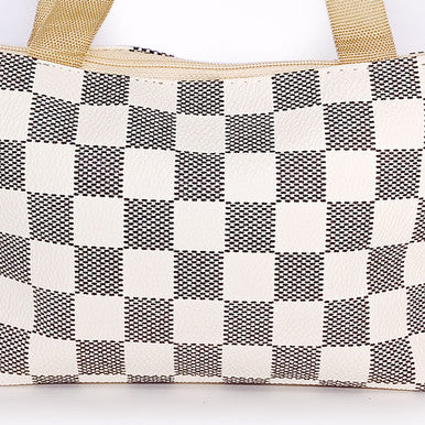 Makeup Purse – Black & White Color