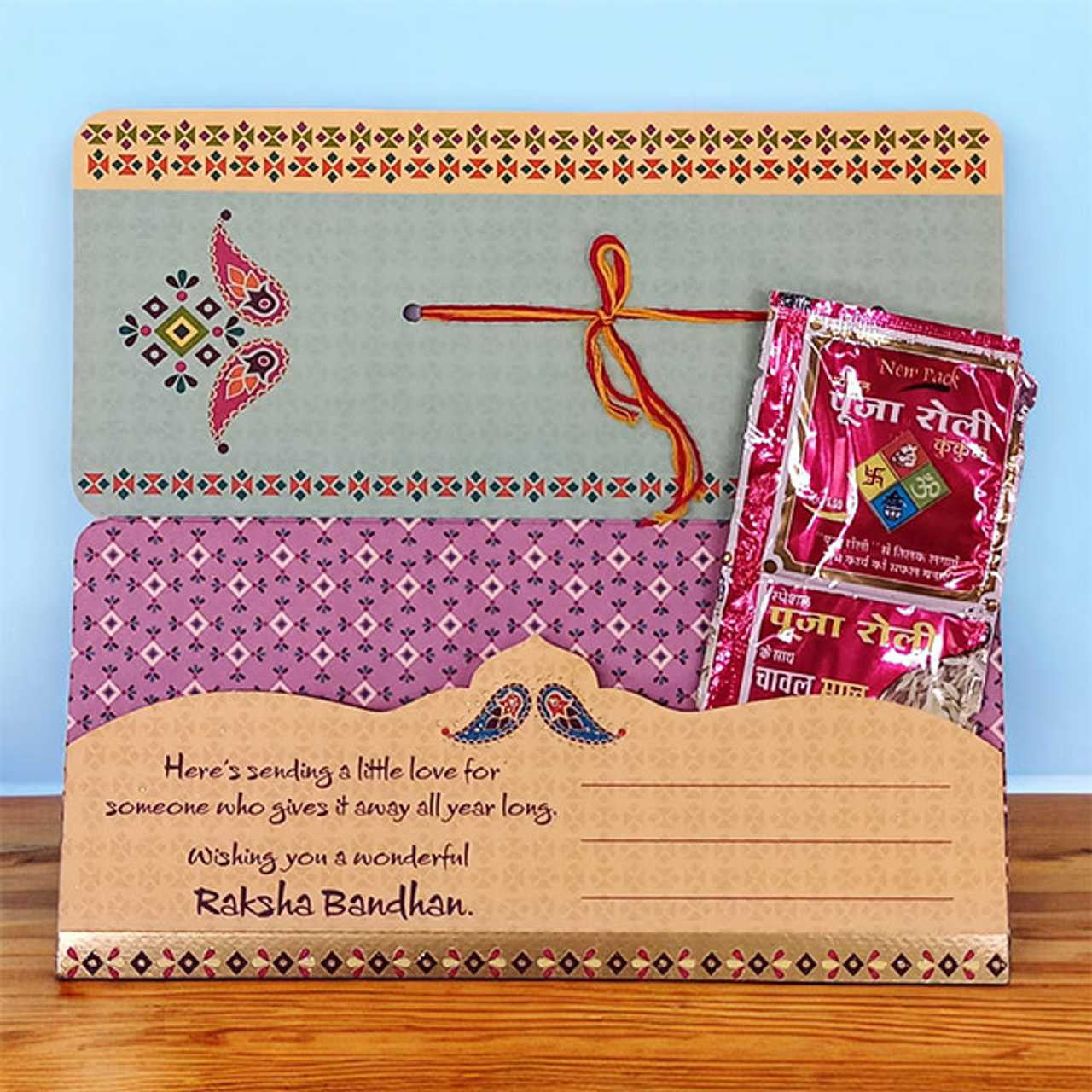 Ganesh Rakhi Gift with Chocolates & Nuts