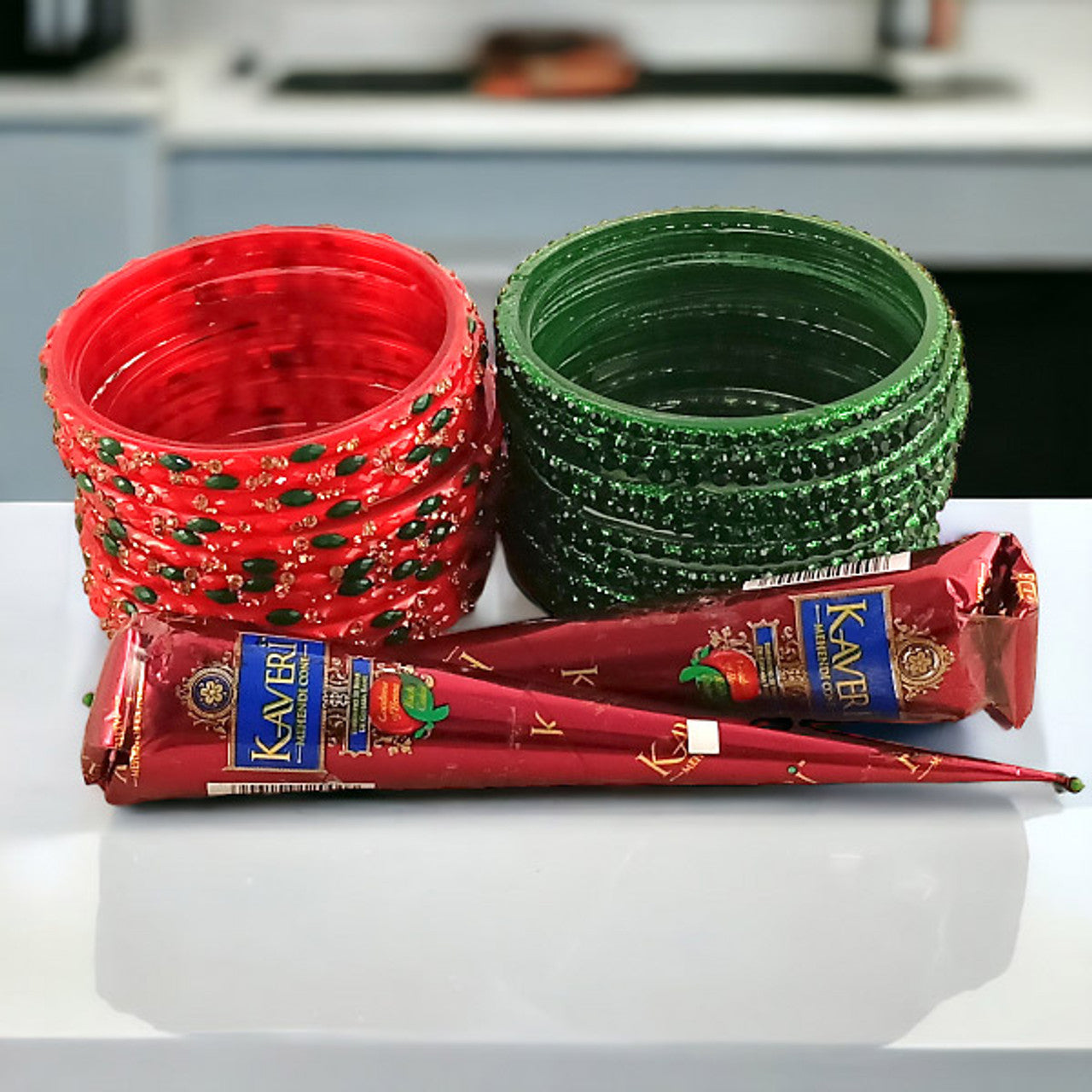 Mehendi With Bangles Combo