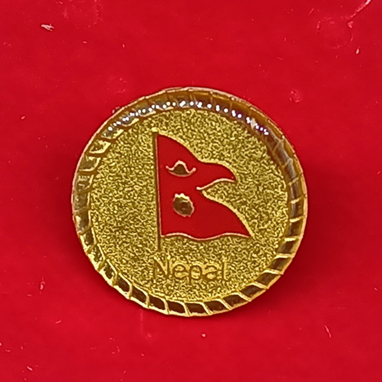 Nepal Flag Brooch For Men