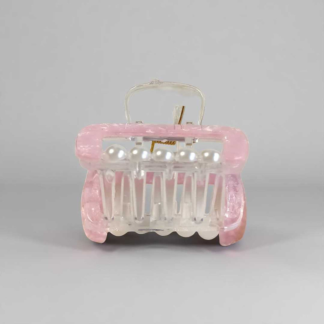 Light Pink Hair Clip with Pearl