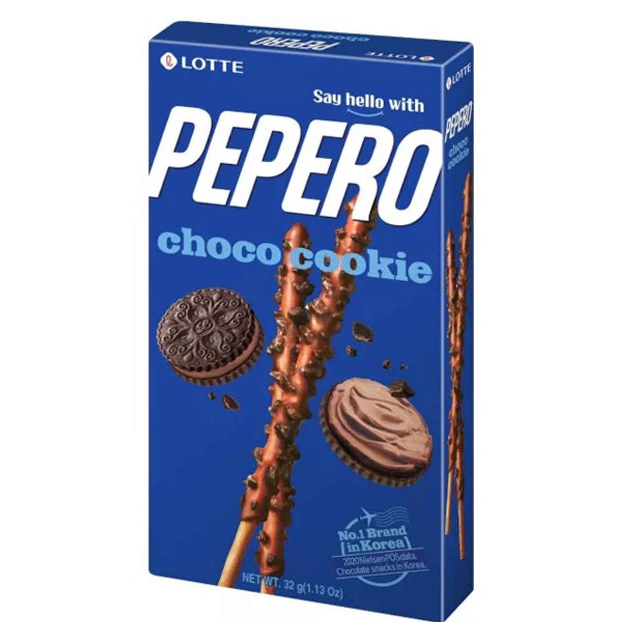 Lotte Pepero Choco Cookie Chocolate Biscuit Sticks (32g)