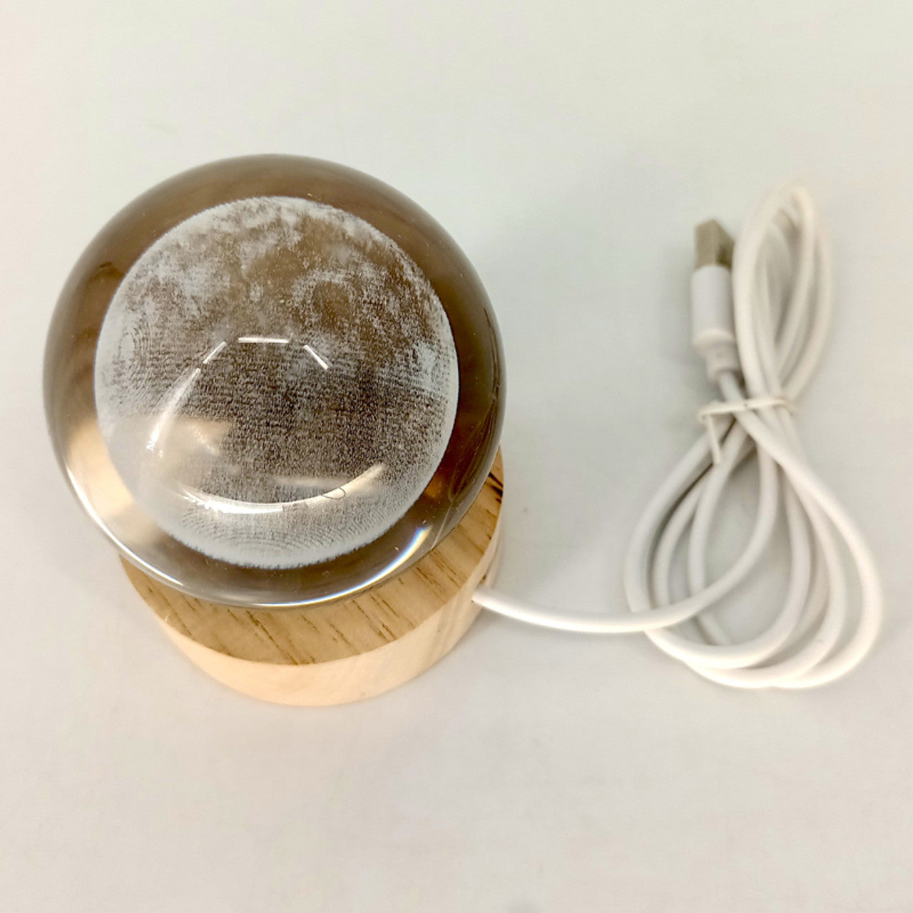 Crystal Ball Moon LED Lamp