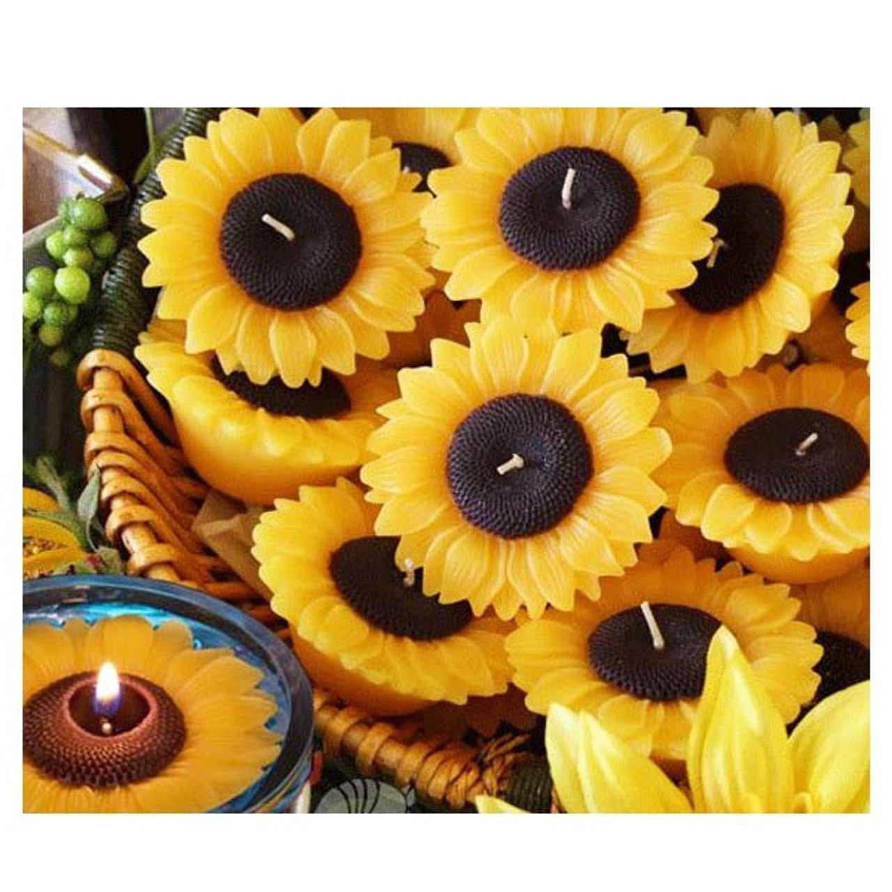 Sunflower Candle