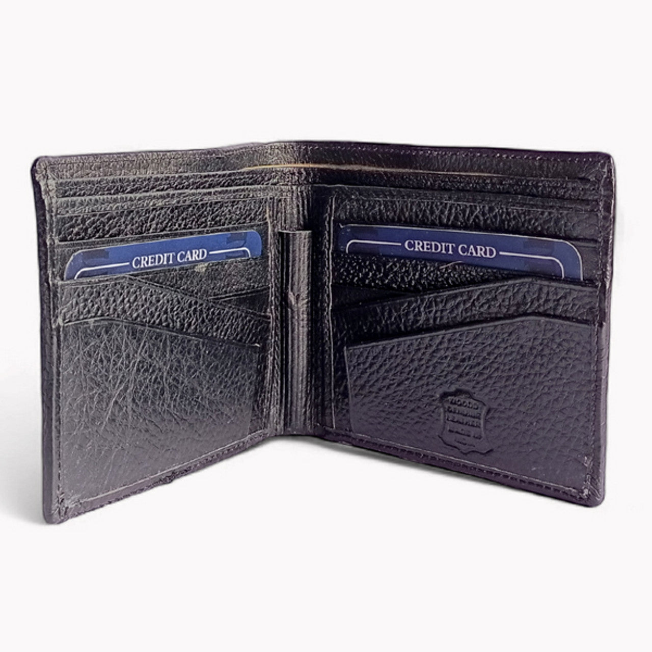 Woods Bi-Fold Wallet – Black Leather