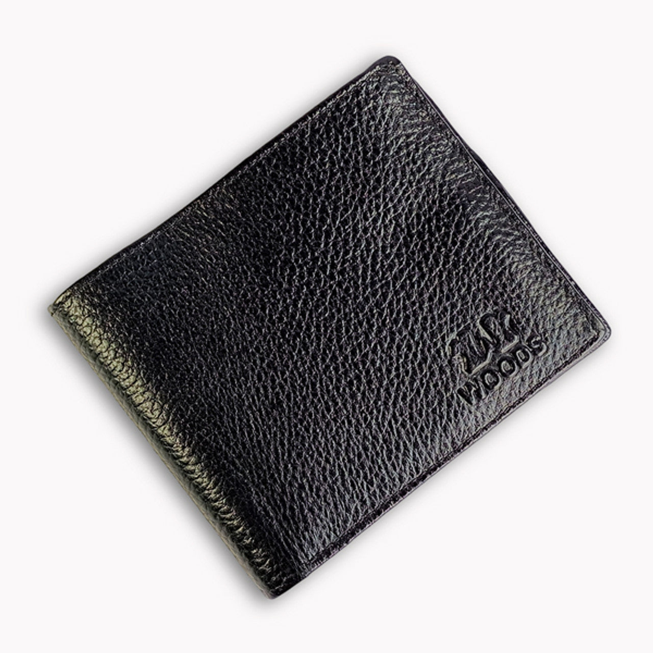 Woods Bi-Fold Wallet – Black Leather