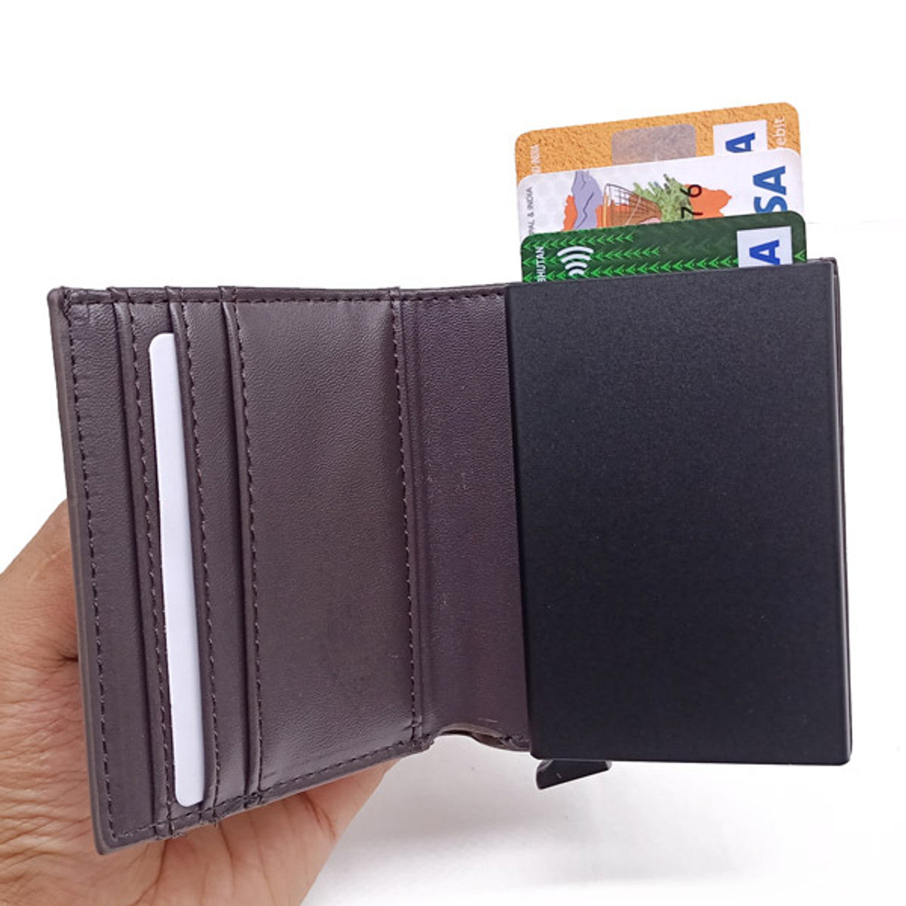 Coffee Colour Wallet With Card Holder For Men