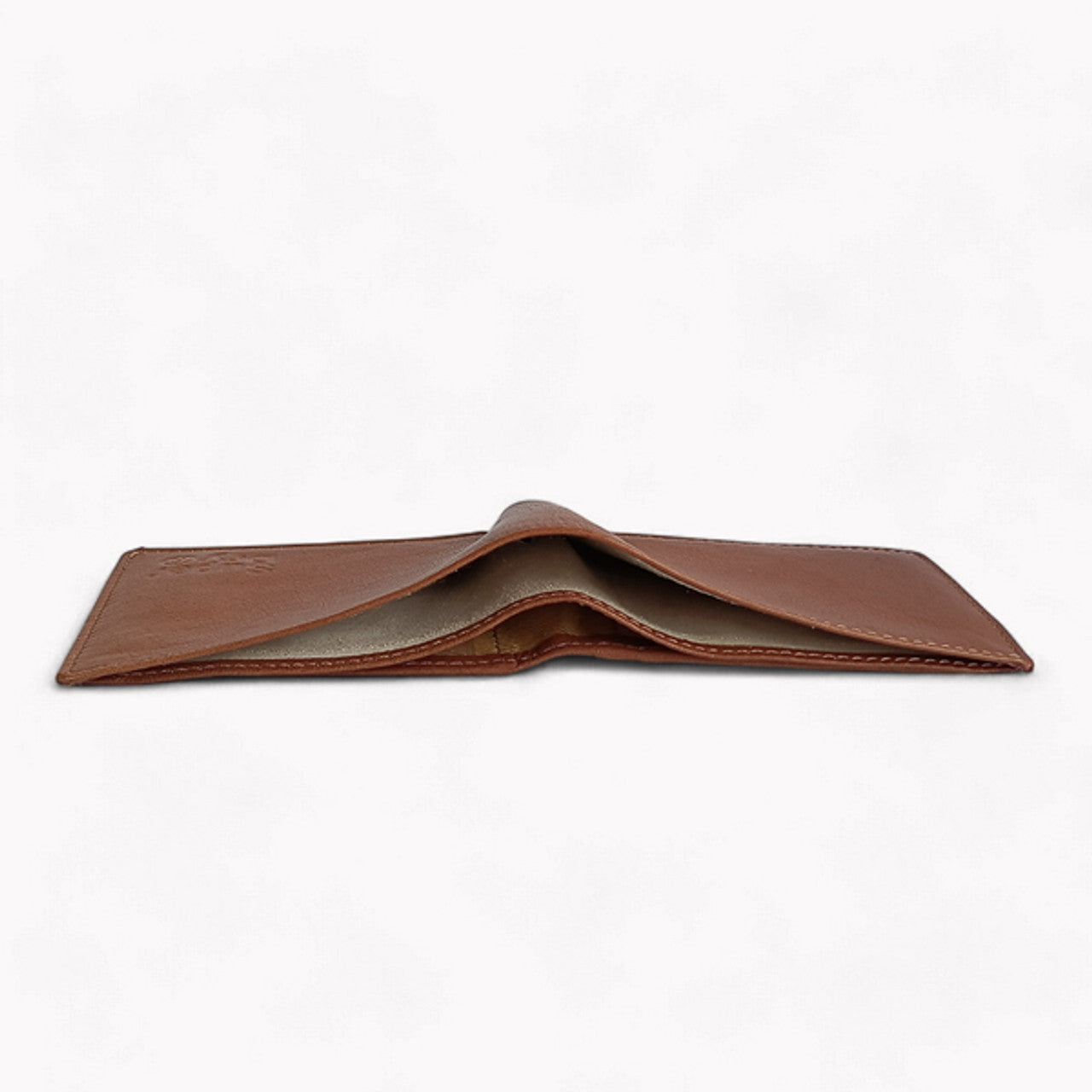 Super Dry Bronze Bi-Fold Leather Wallet For Men