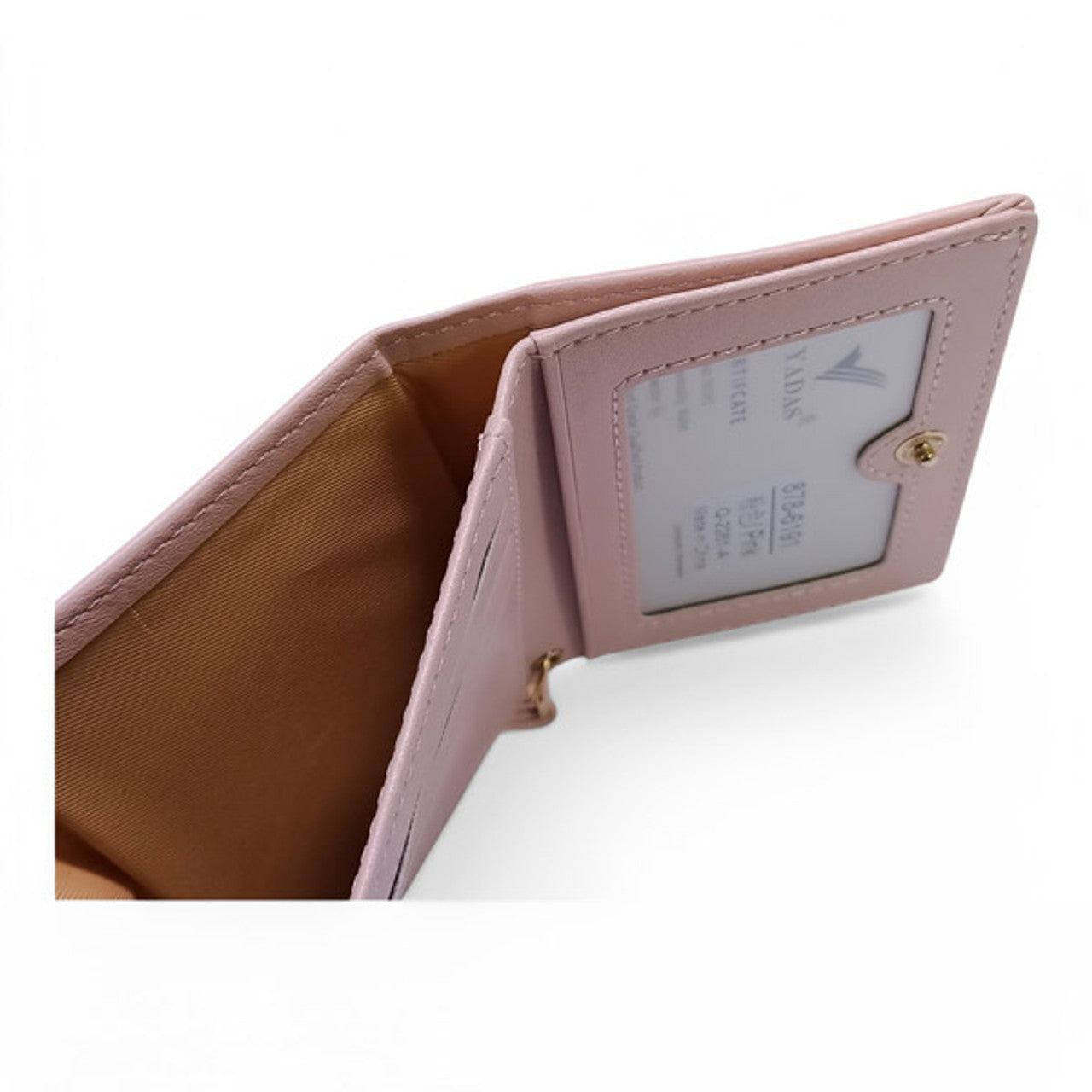 Pearl Strap Trifold Wallet For Women