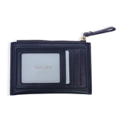Elegant Black PU Leather Mini Purse For Women