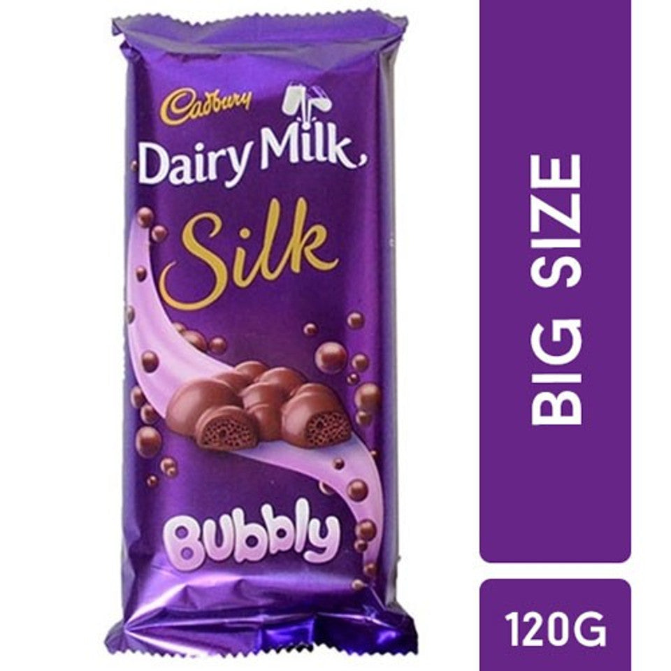 Cadbury Dairy Milk Silk Bubbly (120g)