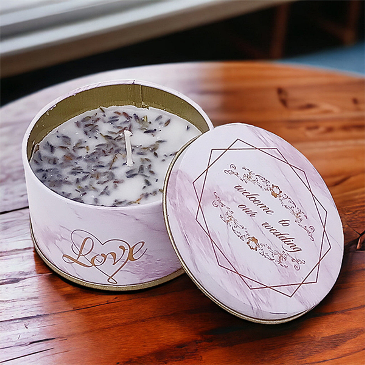 Aromatic Wedding Welcome Candle
