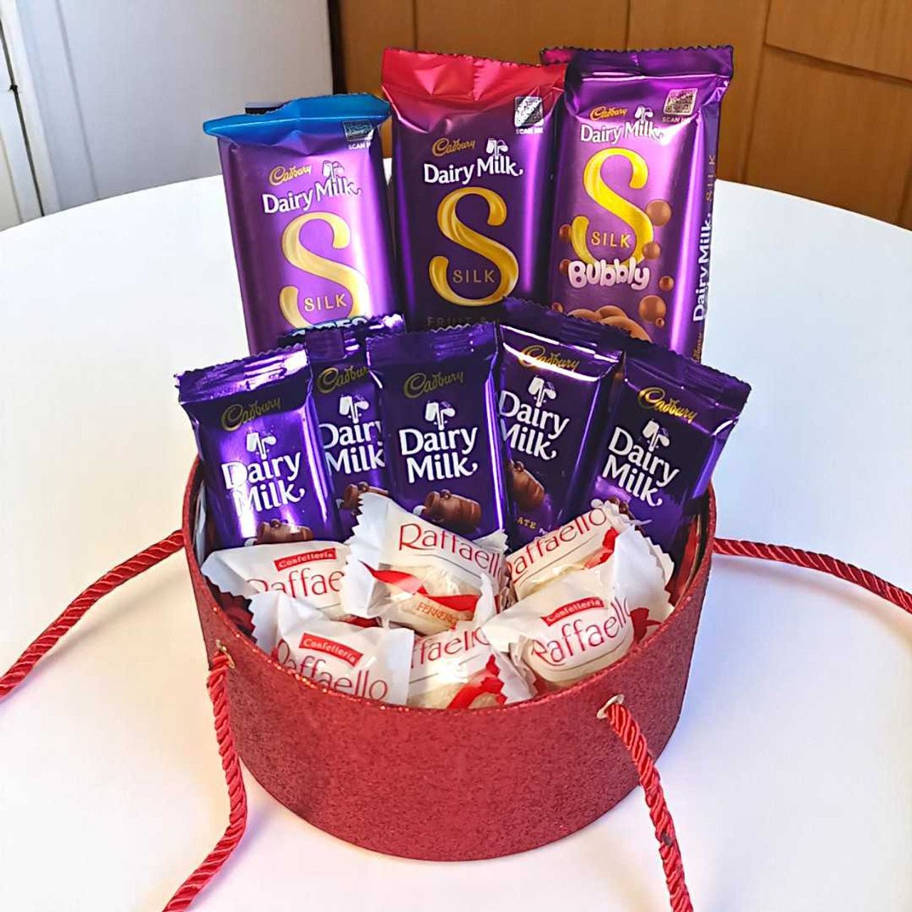 Chocolate Treat Box with DairyMilk & Raffaello - GiftstoNepal.com | GTN