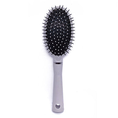 Rubber Grip Oval Hair Brush