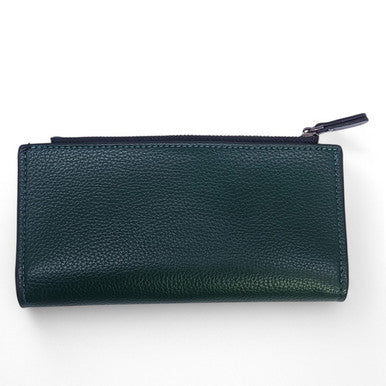 Stylish Green Bi-Fold PU For Ladies