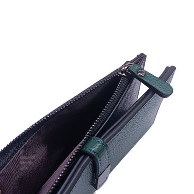 Stylish Green Bi-Fold PU For Ladies