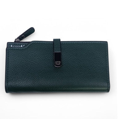 Stylish Green Bi-Fold PU For Ladies
