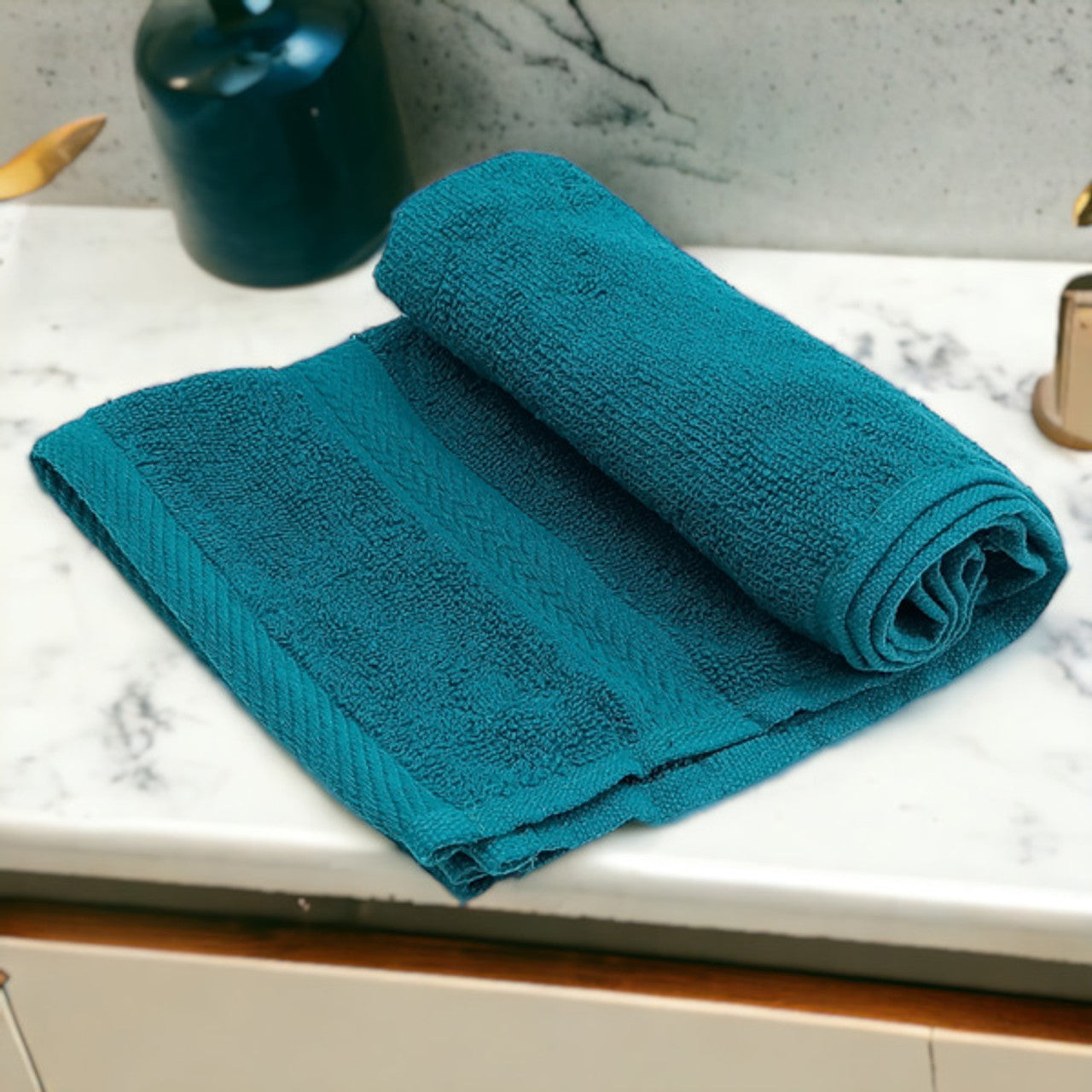 Ocean Blue Face Towel