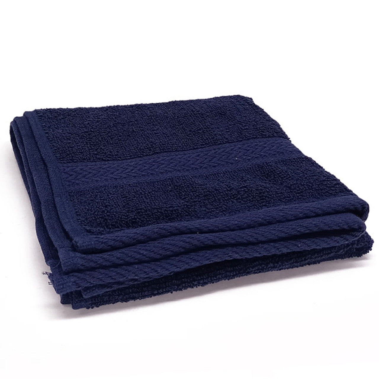 Navy Blue-Fabric Face Towel
