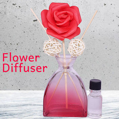 Rose Flower Home Diffuser with 10ml Oil