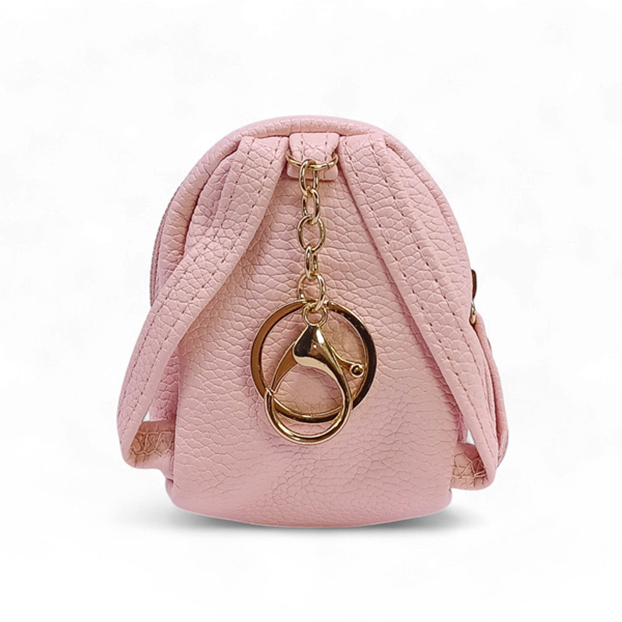 PU Leather Keyring Bag - Pink