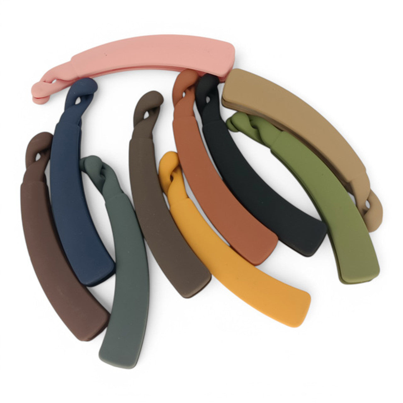 Versatile Matte Banana Hair Clip (Color May Vary)