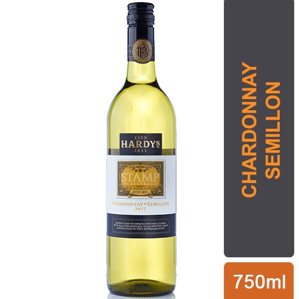 Hardys Stamp Chardonnay Semillon 750ml (White Wine) - GiftstoNepal.com | GTN
