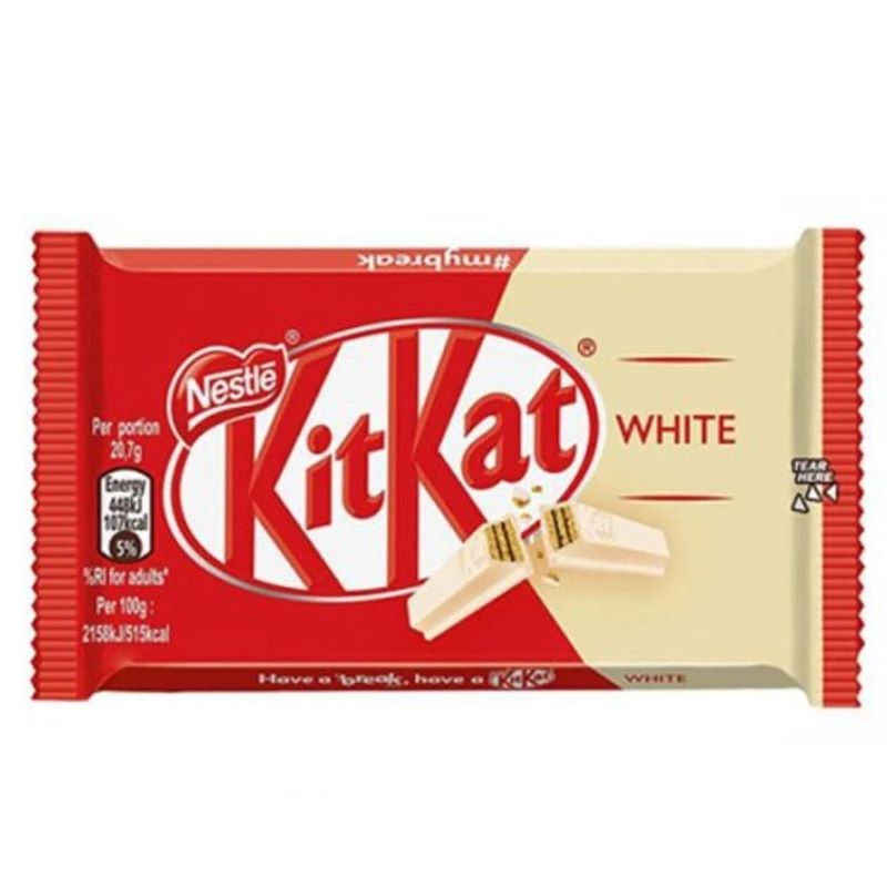 Nestle Kitkat 4 Finger White Chocolate (41.5g)