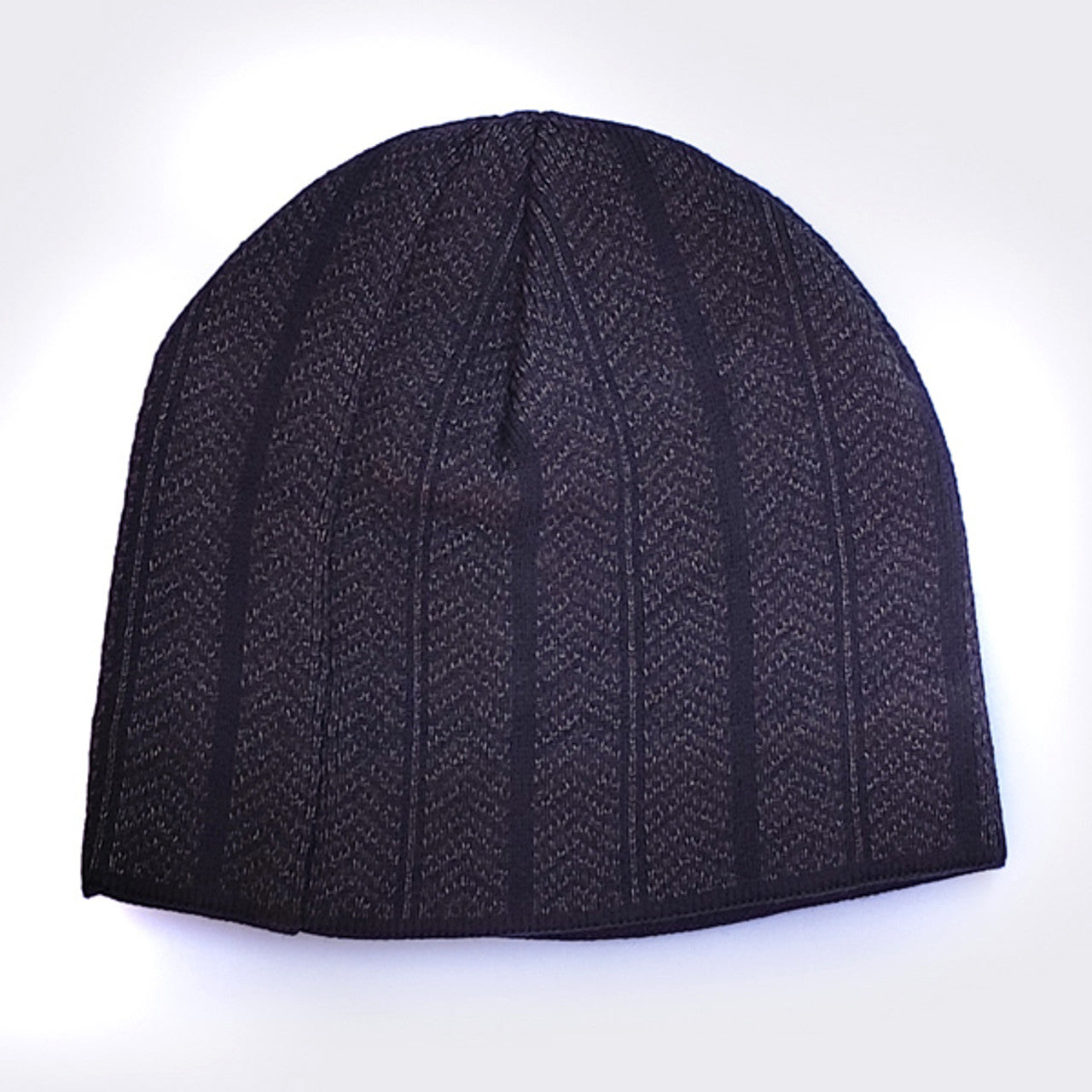 Umbrella Knit Wool Beanies-Black