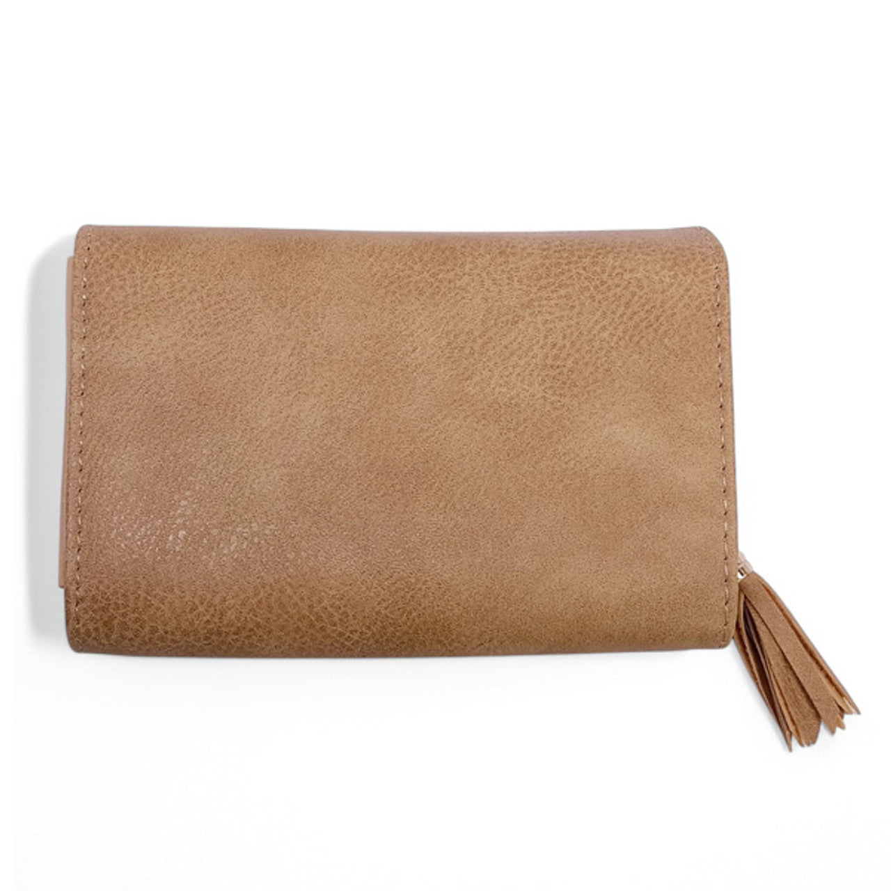 Classic Brown PU Leather Purse for Women