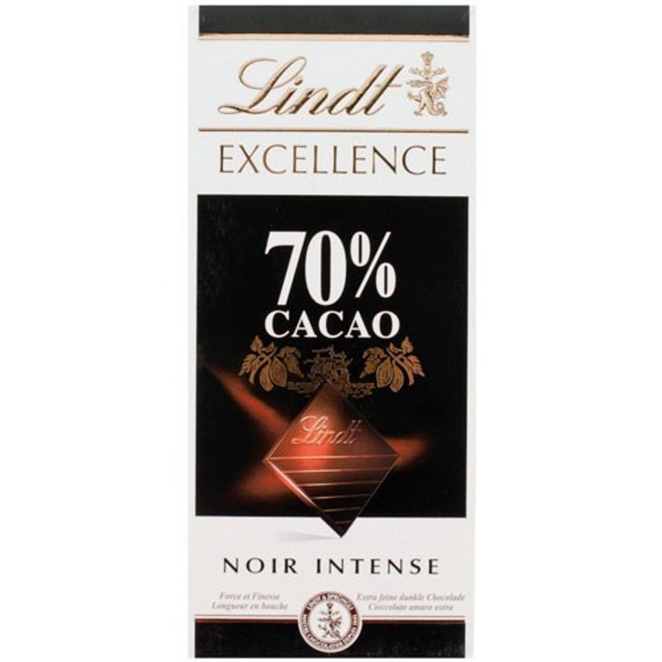 Lindt Excellence 70% Cocoa Intense Dark (100g) - GiftstoNepal.com | GTN