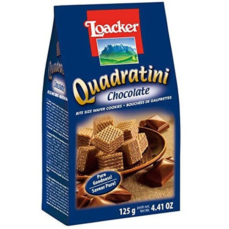 Loacker Quadratini Chocolate (125g) - GiftstoNepal.com | GTN