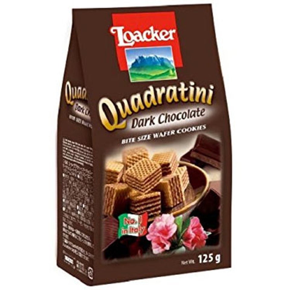 Loacker Quadratini Dark Chocolate (125g) - GiftstoNepal.com | GTN