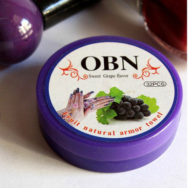 OBN Fruit-Flavored Nail Polish Remover Pads