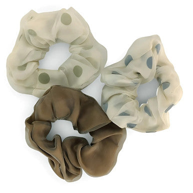 Polka Scrunchie – Organza (Design May Vary)
