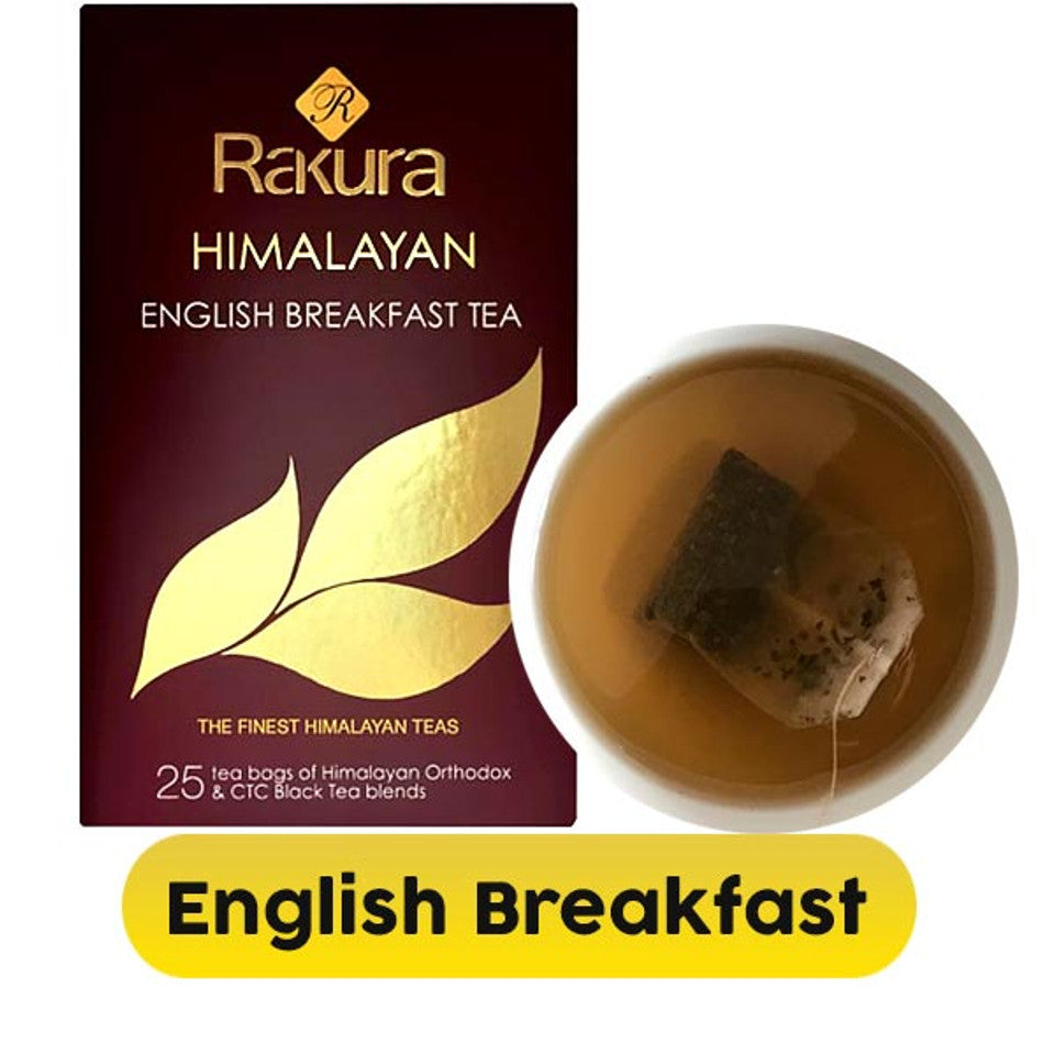 Rakura Himalayan English Breakfast Tea (25 Tea Bags)