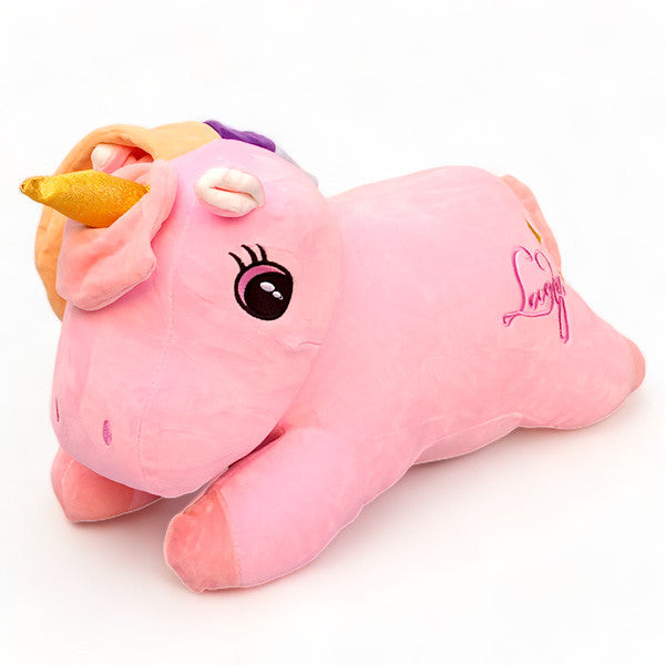 Unicorn Dream Pillow (Pink) – Soft & Fluffy 24"