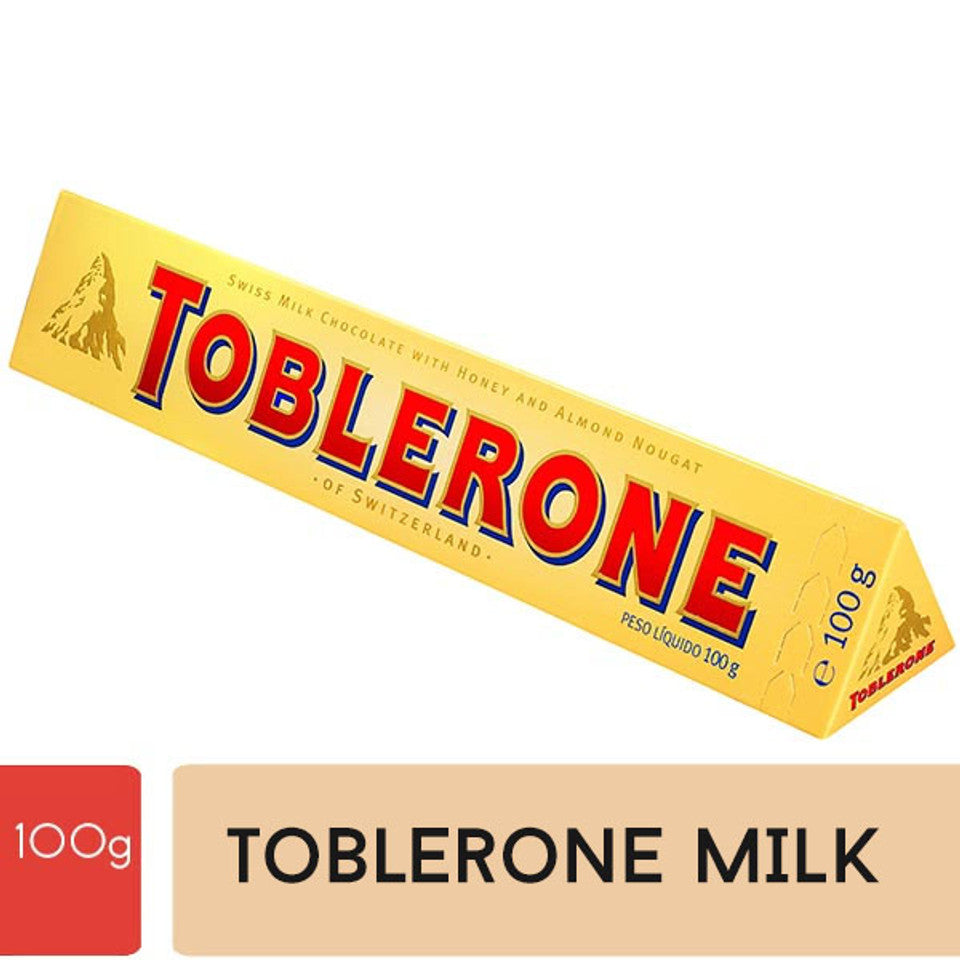 Toblerone Milk Swiss Chocolate (100g)