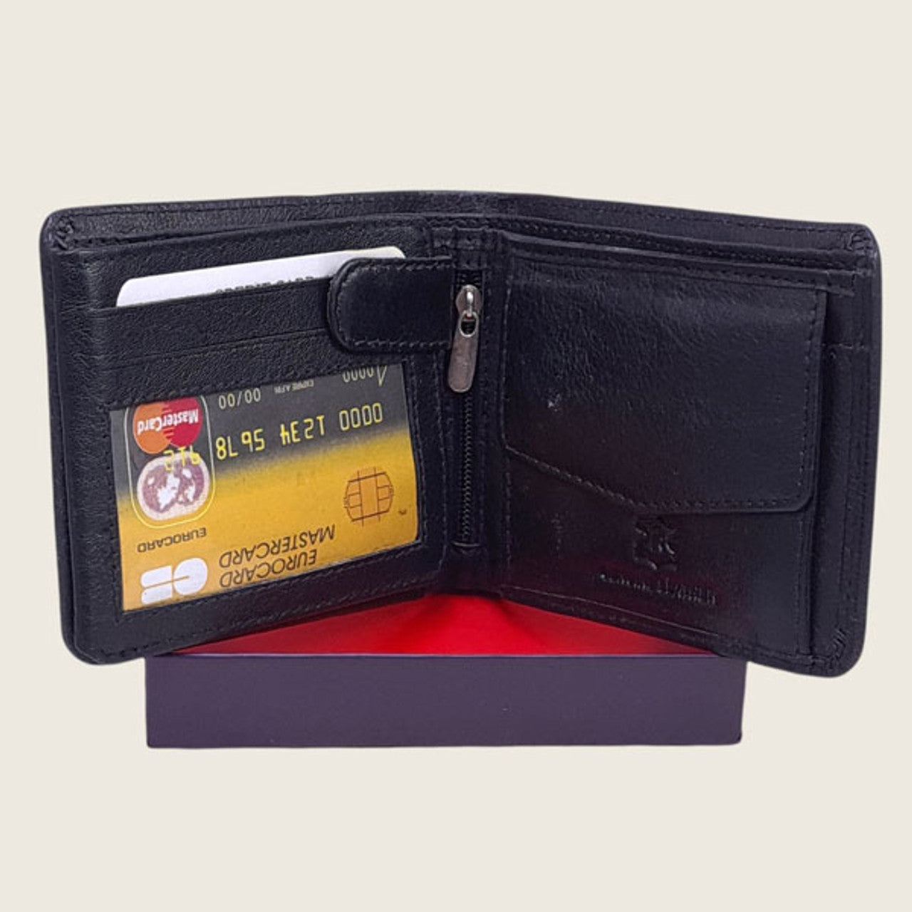 Elegance Leather Wallet Black For Men