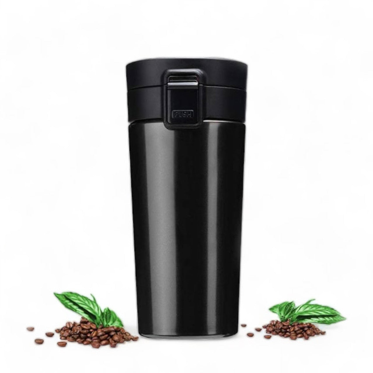 Black Insulated Vacuum Mug – 500ml