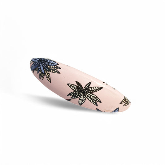 Pink Floral Hair Clip