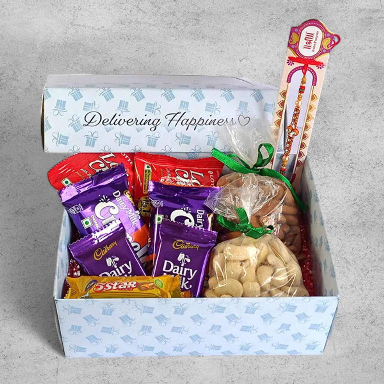 Joyful Rakhi & Chocolate Gift