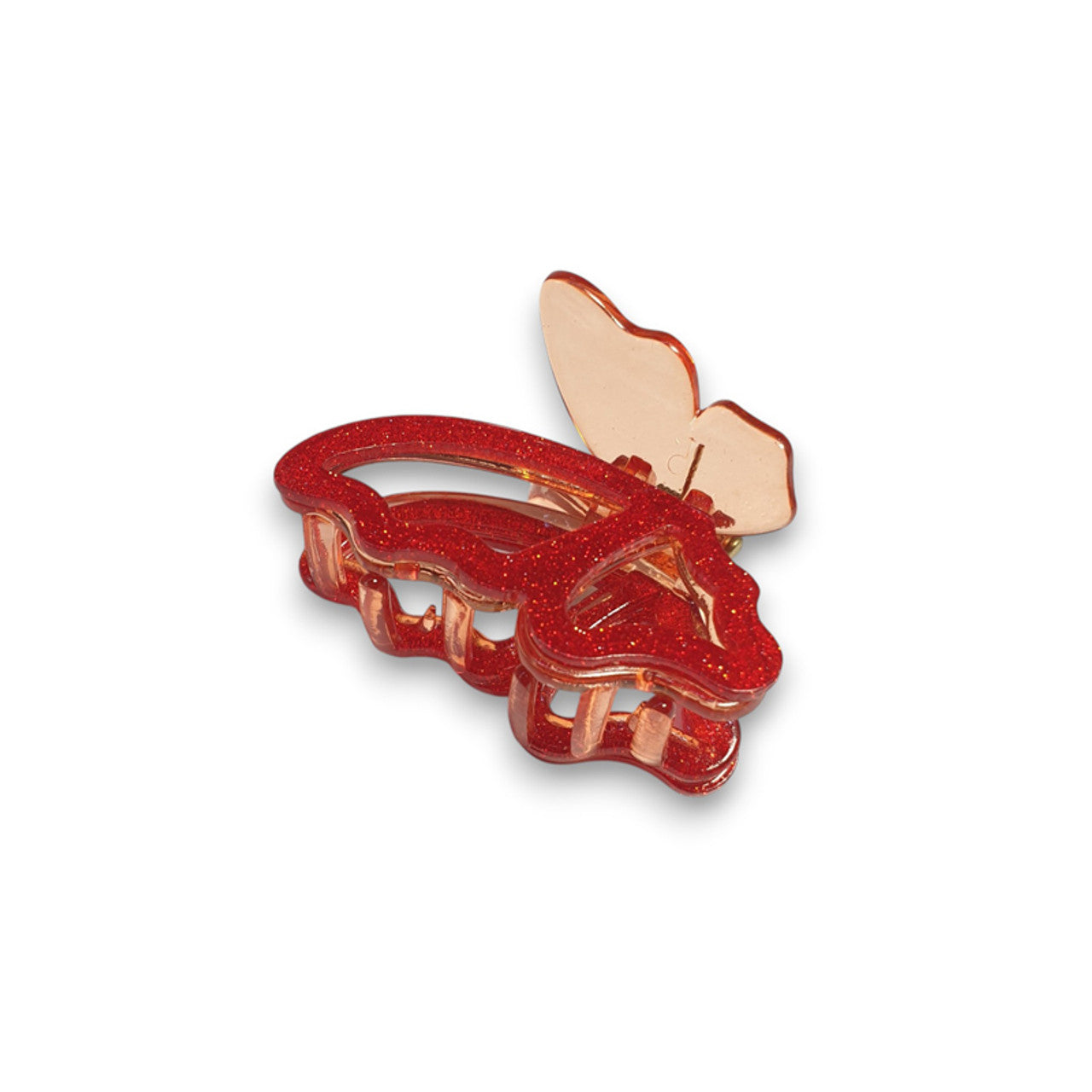 Glitter Butterfly Hair Clip-Color May Vary
