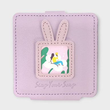 Mini Rabbit Mirror – Purple