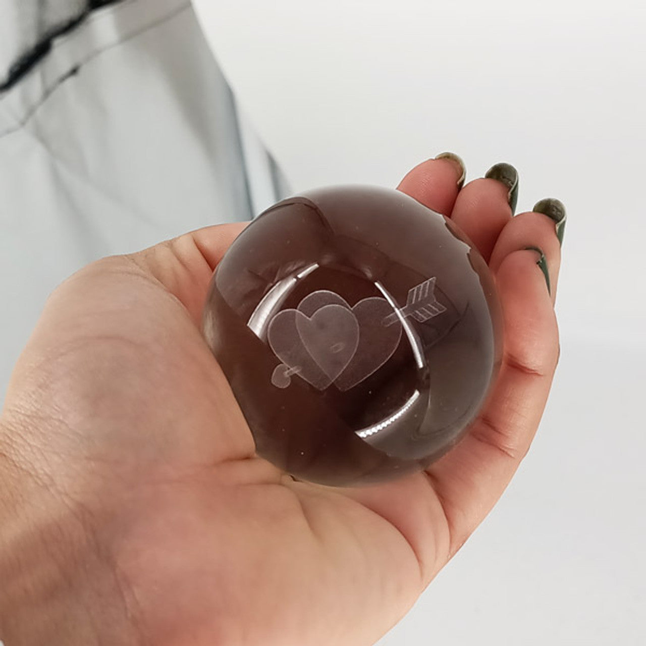 Double Heart Crystal Lamp