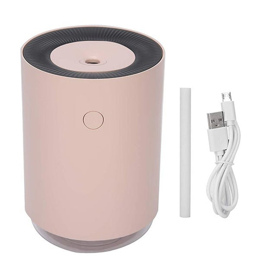 MJ-1 Peachy Pink Portable Humidifier – 220ml with Light