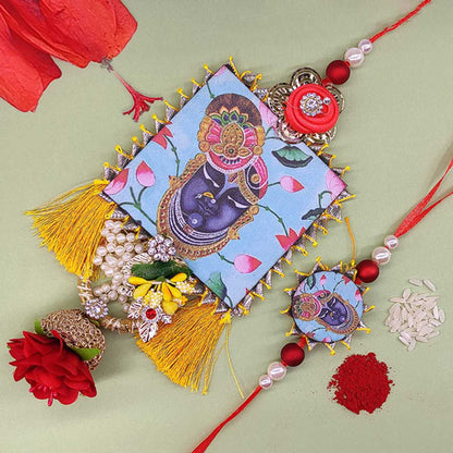 Bhaiya Bhabhi Rakhi Set With Mithai
